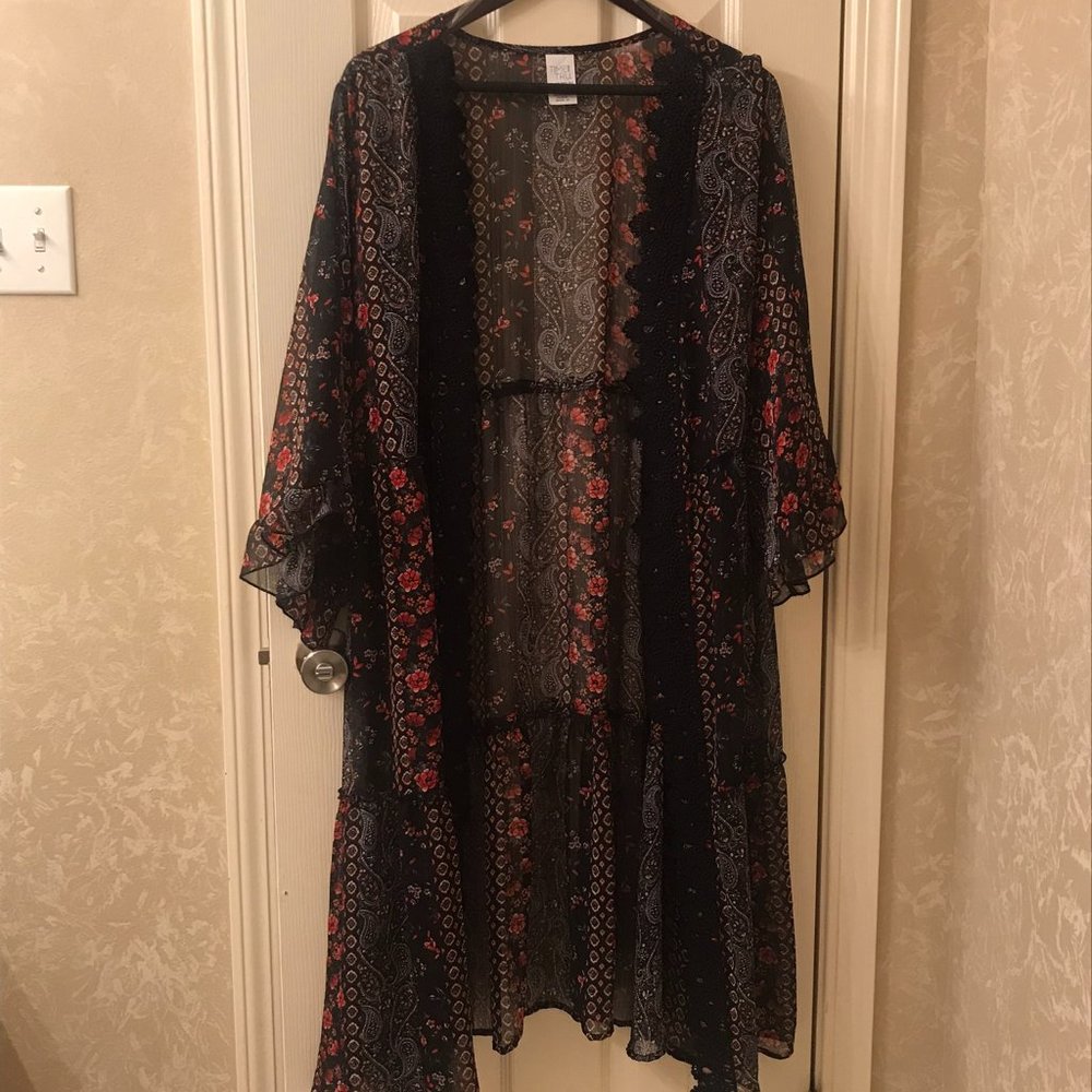 Paisley Floral Dressing Robe